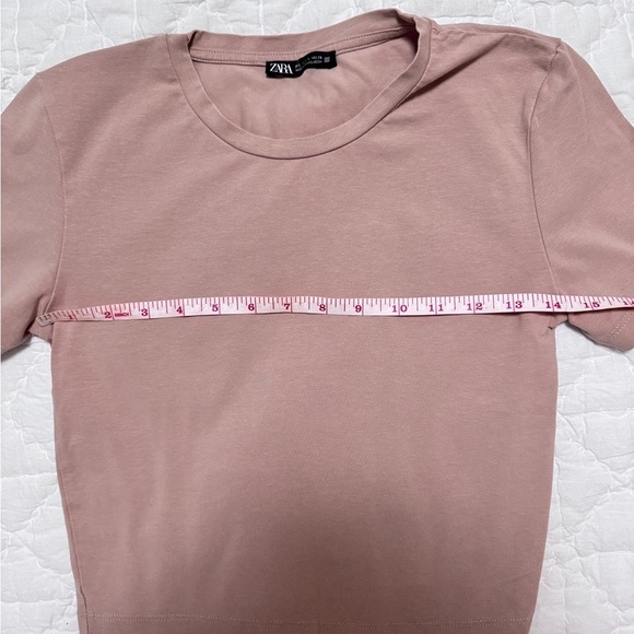 Zara Cream Crop Top in Size Small - Picture 3 of 5